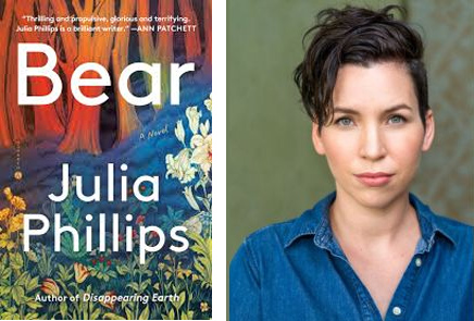 熊书的封面和作者茱莉亚·菲利普斯的照片