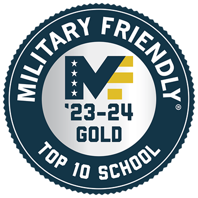 军事 Friendly Top 10 School '22-23 GOLD badge