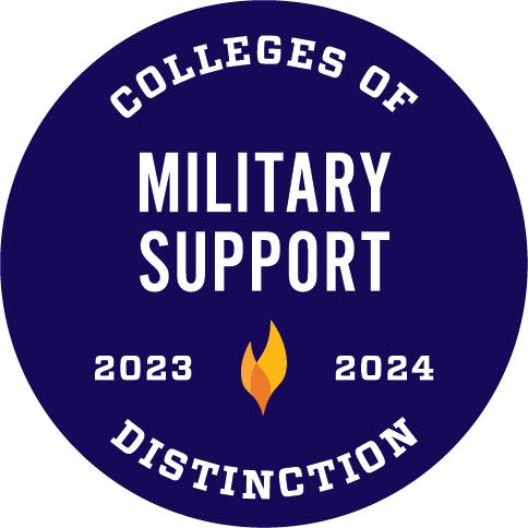 Colleges of Distinction — 军事 Support - 2023-2024